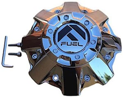 Fuel Chrome Covered Cap Hub Cap