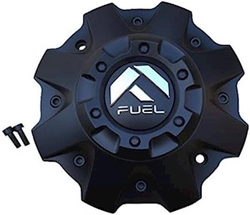 Fuel Matte Black Covered Cap Short Hub Cap