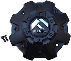 Fuel Matte Black Covered Cap Short Hub Cap