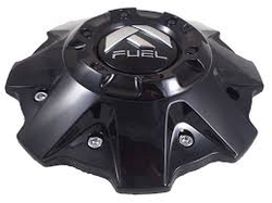 Fuel Gloss Black Cap Short Hub Cap
