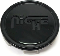 Niche 2.70" Flat Cap - Gloss Black with Matte Logo