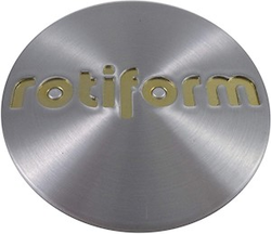Rotiform 2.36" Snap-In Cap Machine with Gold Logo