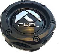 Fuel Gloss Black with Blue Logo Snap-In Cap for 6x5.5 and 5x150