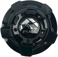 Fuel Gloss Black with Black Rivets Five-Leg Cover Hub Cap
