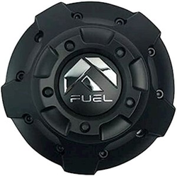 Fuel Matte Black with Black Rivets Five-Leg Cover Hub Cap
