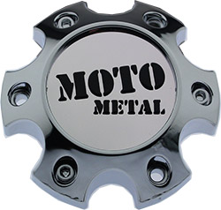 MOTO Chrome Hub Cap For 6X4.5/120 H34