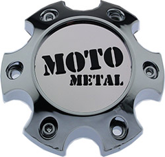 MOTO Chrome Hub Cap For 6X4.5/120 H34