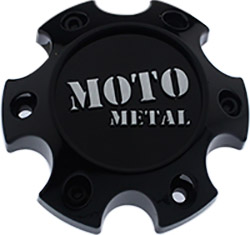 MOTO Gloss Black Hub Cap For 6X4.5/120 H34