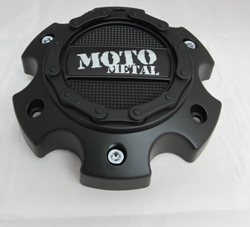 Moto Metal Satin Black Hub Cap For 6X135 (MO971/MO972)