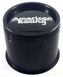 American Racing AR969 Push-Through Cap – Satin Black, 83.1 CB