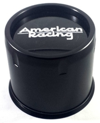 American Racing AR969 Cap Push-Thru Satin Black 112 CB