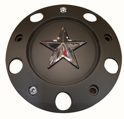 KMC Matte Black Cap KM775 Rockstar - Front Wheel Drive