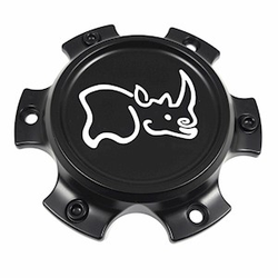 Black Rhino  Gloss Black 6/132/135/140 Anim Cap White Logo