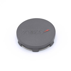 TSW Matte Gunmetal Snap-In Center Cap - 62 OD