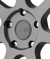 Motegi 132 MATTE GRAY SNAP-IN CAP MR