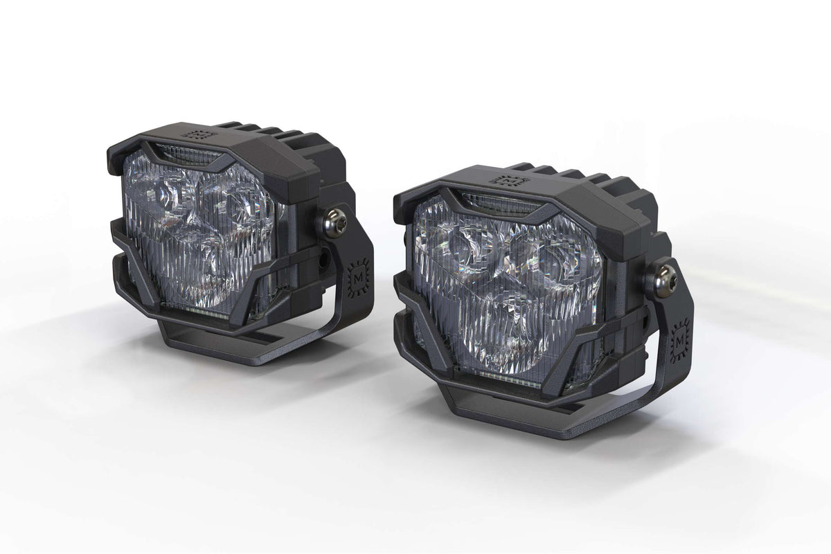 Morimoto Offroad MOR 4BANGER HXB LED PODS COMBO WHITE for Toyota Tacoma