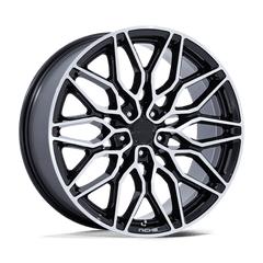 Niche 1PC 22x10 277 GLOSS BLACK MACHINED +18mm