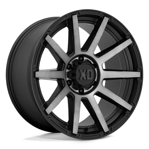 XD 20x9 847 SATIN BLACK W/ GRAY TINT +18mm
