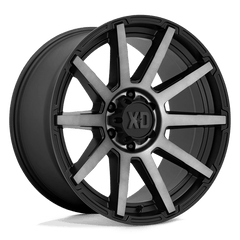 XD 20x10 847 SATIN BLACK W/ GRAY TINT +12mm