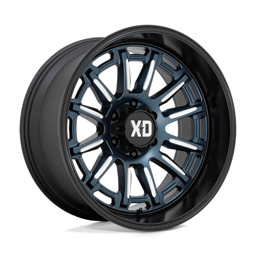 XD 20x9 865 METALLIC BLUE MILLED W/ BLACK LIP +18mm