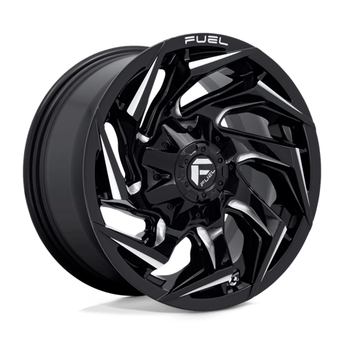 Fuel 1PC 22x10 753 GLOSS BLACK MILLED +-18mm