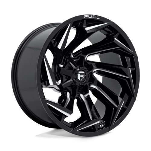 Fuel 1PC 22x12 753 GLOSS BLACK MILLED +-44mm
