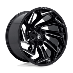 Fuel 1PC 22x12 753 GLOSS BLACK MILLED +-44mm