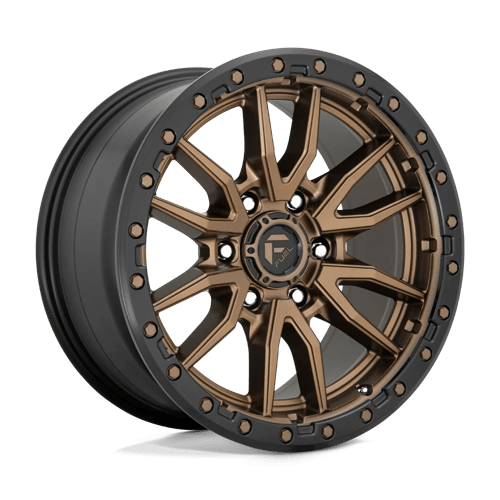 Fuel 1PC 22x10 681 MATTE BRONZE BLACK BEAD RING +-13mm