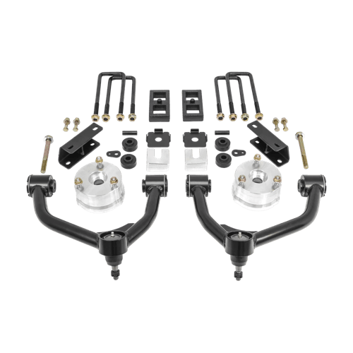 ReadyLift Suspension ReadyLift 3.5" Front Strut Extension with 1" Rear Block and Tube Arms