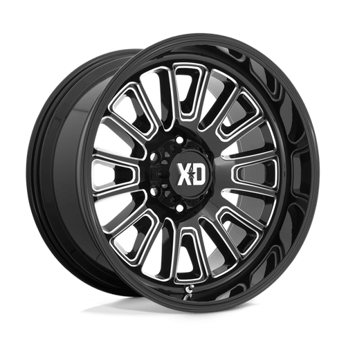 XD 20x10 864 GLOSS BLACK MILLED +-18mm