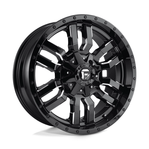 Fuel 1PC 22x10 595 GLOSS BLACK MILLED +-18mm