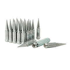 Gorilla Automotive 6 Lug 14-1.50 Spike Lug Install Kit - Chrome