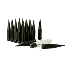 Gorilla Automotive 6 Lug 14-1.50 Spike Lug Install Kit - Black