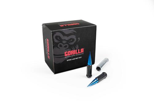Gorilla Automotive 6 Lug 14-1.50 Spike Lug Kit - Blue