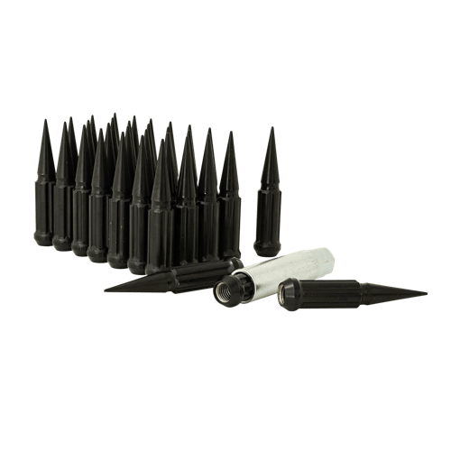 Gorilla Automotive 6 Lug 14-2.00 Spike Lug Install Kit - Black