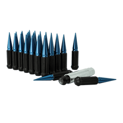 Gorilla Automotive 8 Lug 14-1.50 Spike Lug Kit - Blue