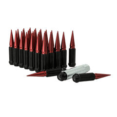 Gorilla Automotive 8 Lug 14-1.50 Spike Lug Kit - Red