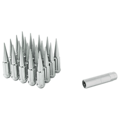 Gorilla Automotive 8 Lug 14-2.00 Spike Lug Install Kit - Chrome