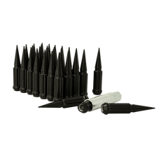 Gorilla Automotive 8 Lug 14-2.00 Spike Lug Install Kit - Black