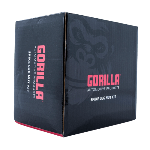 Gorilla Automotive 23 Lug 1/2 Spike Jeep Install Kit - Black
