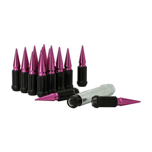 Gorilla Automotive Pink Short Spike Kit - 5 Lug 12x1.50