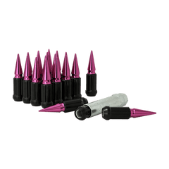 Gorilla Automotive Pink Short Spike Kit - 5 Lug 12x1.50