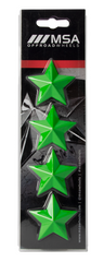 MSA Offroad Green Star Logo (4PK) For MSA Wheels