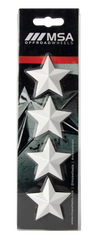 MSA Offroad White Star Logo (4PK) For MSA Wheels