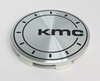 KMC KM685 Snap-In Cap Satin Black Machined