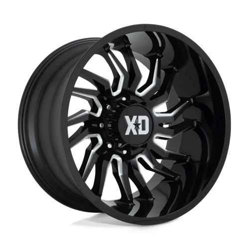 XD 22x10 858 GLOSS BLACK MILLED +-18mm