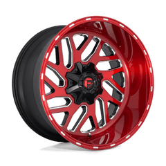 Fuel 1PC 22x12 691 CANDY RED MILLED +-44mm