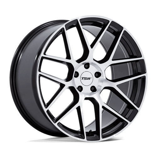 TSW 20x9 2 GLOSS BLACK MACHINED +35mm