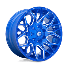 Fuel 1PC 22x12 770 ANODIZED BLUE MILLED +-44mm