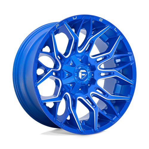 Fuel 1PC 22x10 770 ANODIZED BLUE MILLED +-18mm